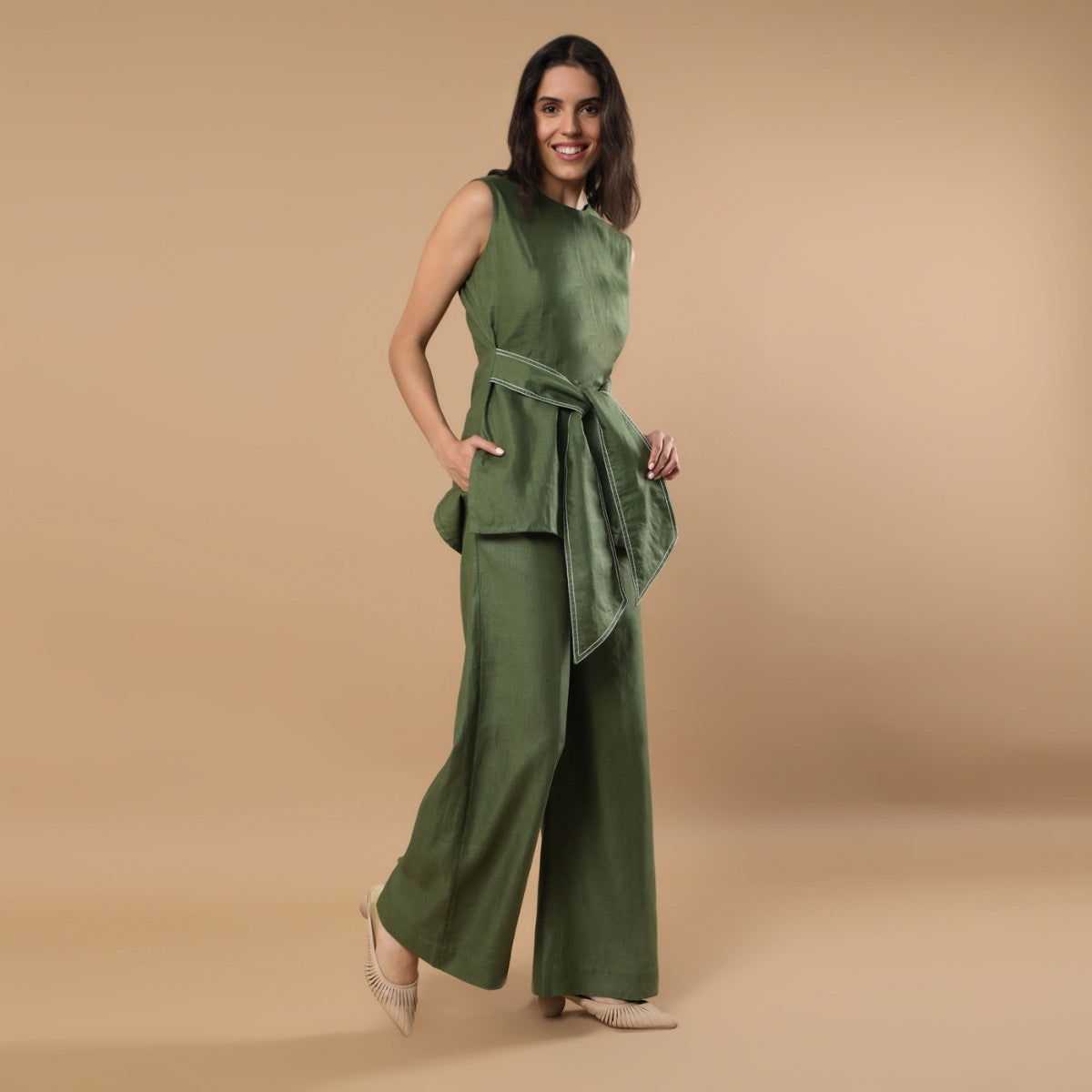 Willow Olive Green 100% Hemp