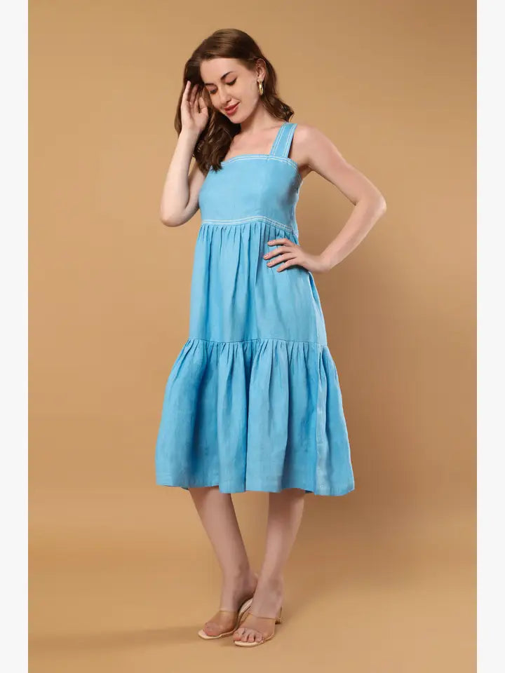Iris Aqua Blue Dress