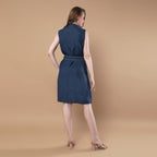 Nova Navy Blue Dress