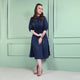 Azure Navy Blue Dress