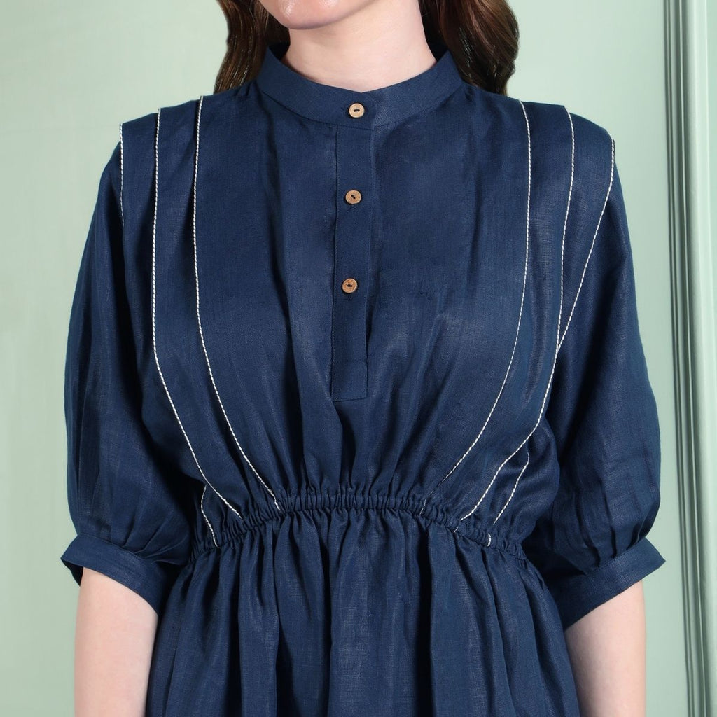 Azure Navy Blue Dress