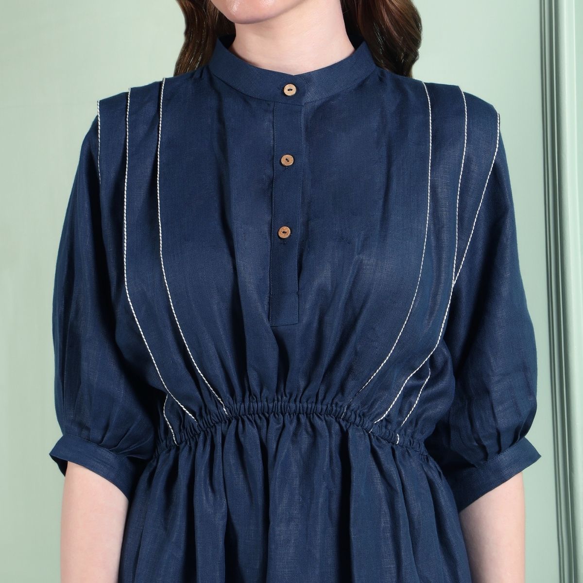 Azure Navy Blue Dress