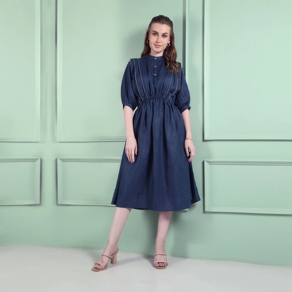 Azure Navy Blue Dress