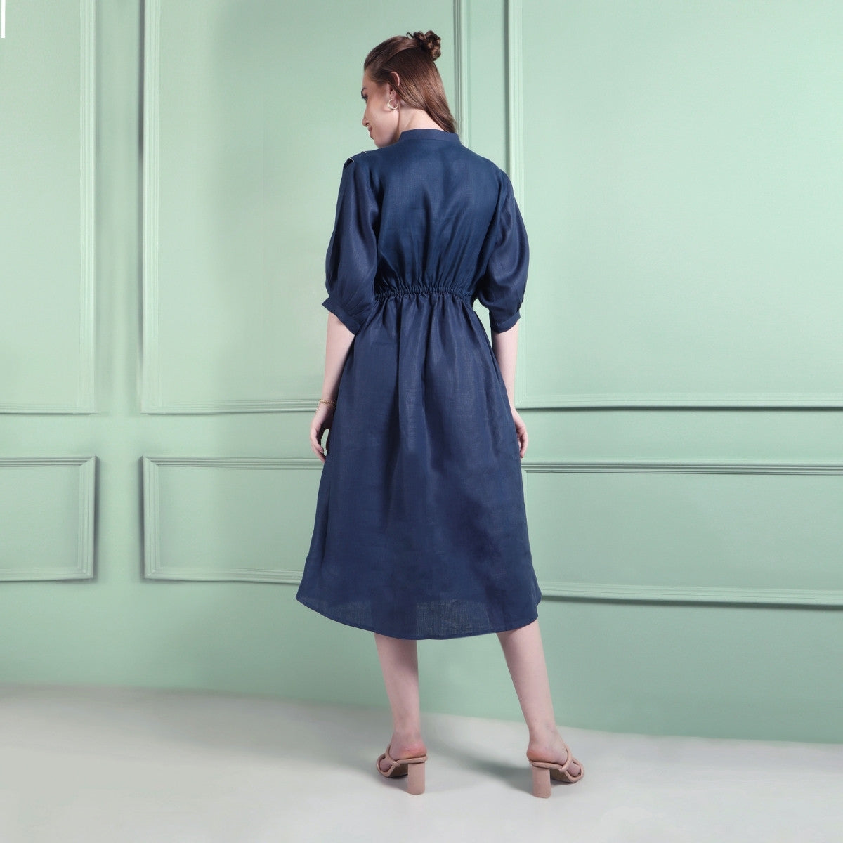 Azure Navy Blue Dress