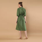 Azure Olive Green Dress