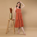 Iris Rust Dress