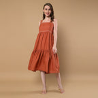 Iris Rust Dress
