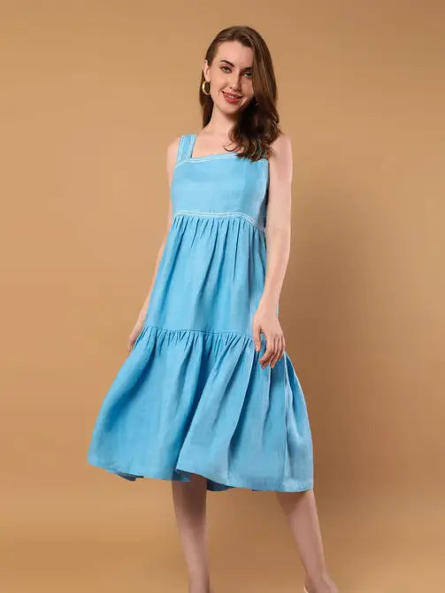 Iris Aqua Blue Dress