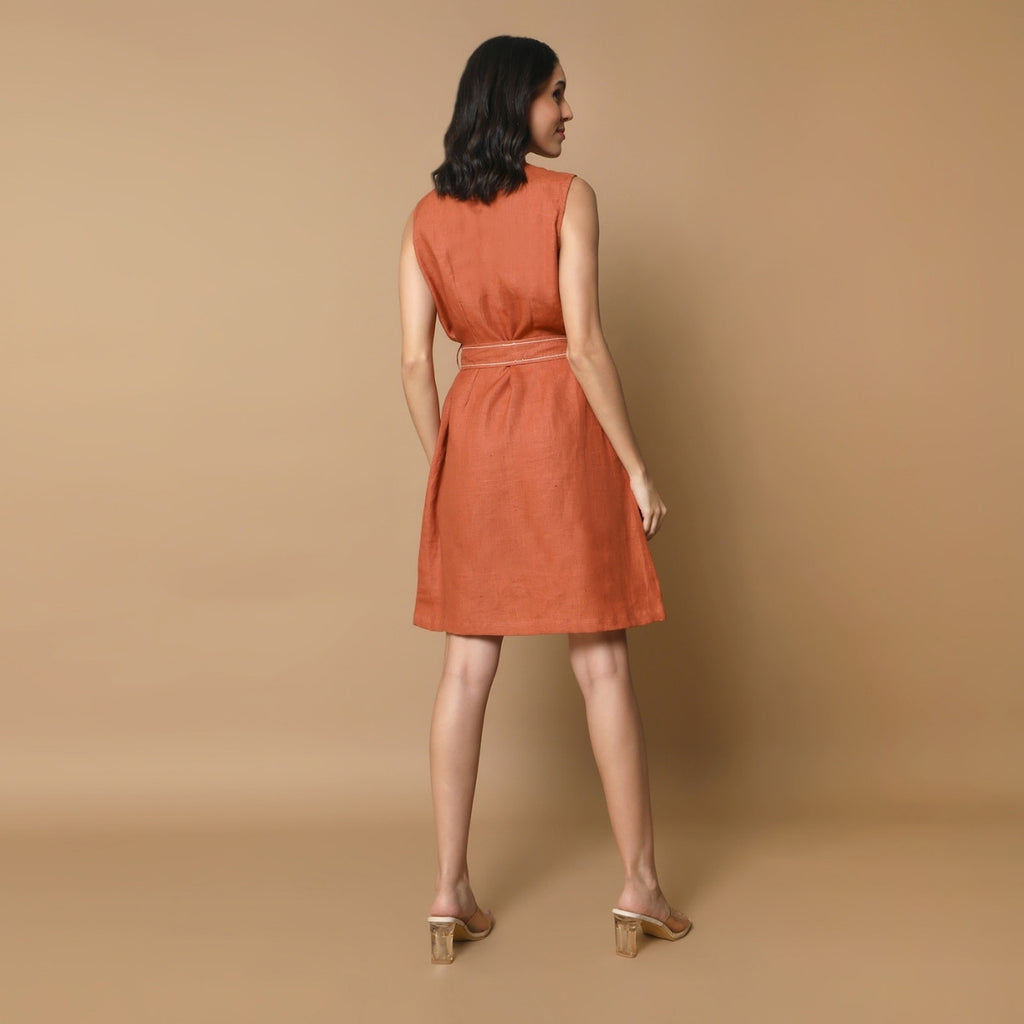Nova Rust Dress