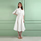 Azure White Dress