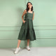 Iris Forest Green Dress