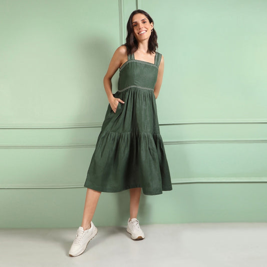Iris Forest Green 100% Hemp