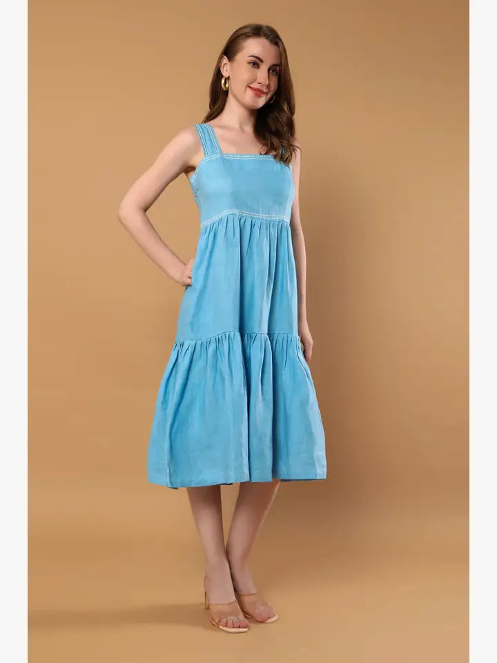 Iris Aqua Blue Dress