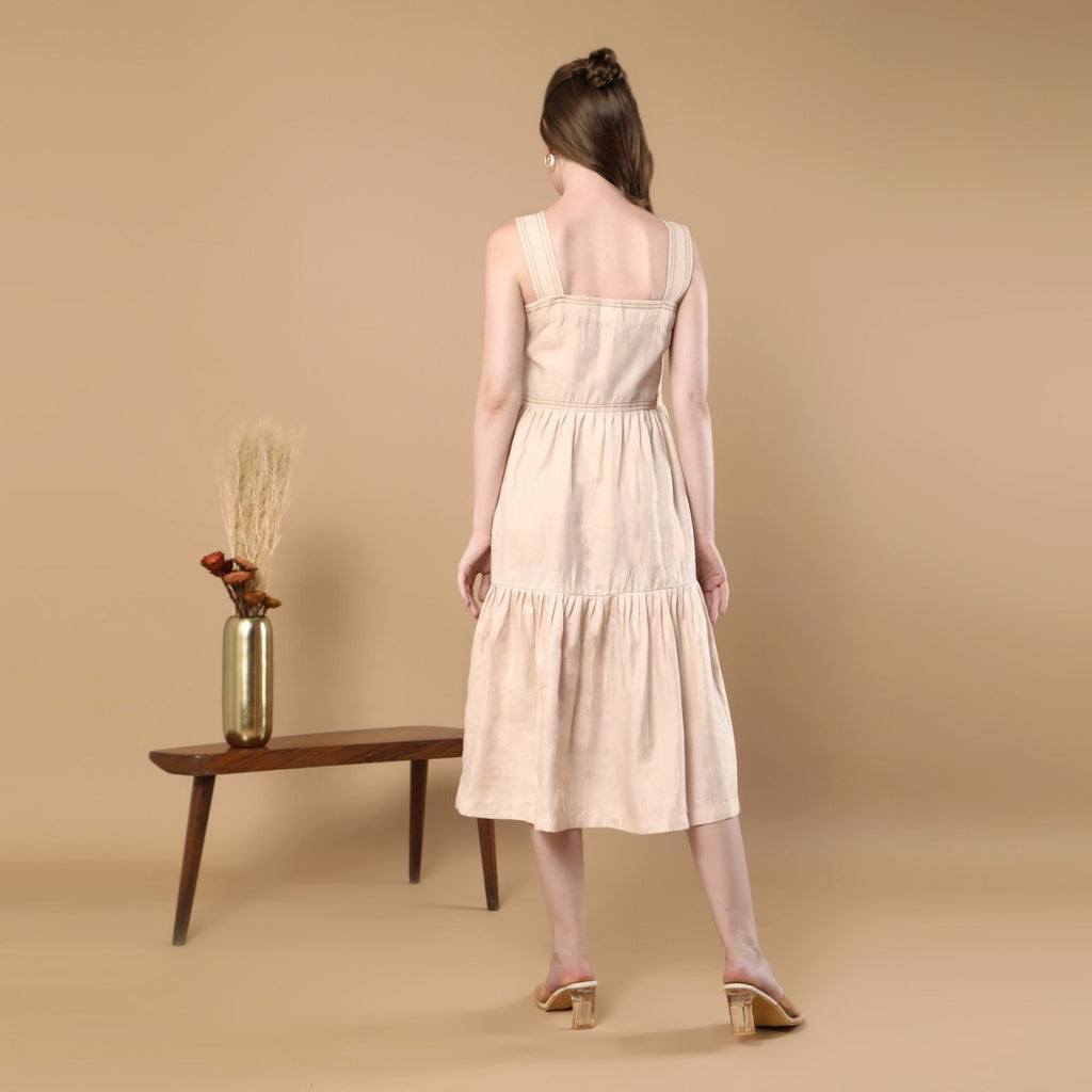 Iris Beige Dress