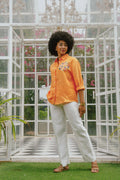 Emor - Orange Oversized Shirt