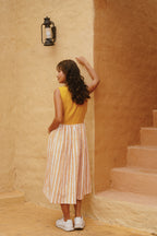Meadow - Mustard Stripe Dress