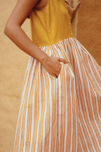 Meadow - Mustard Stripe Dress