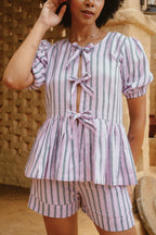Daydream - Lavendar Stripe Co-Ord Set