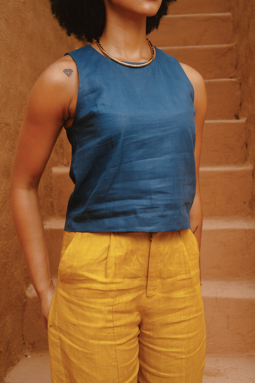 Elan - Mustard Pants