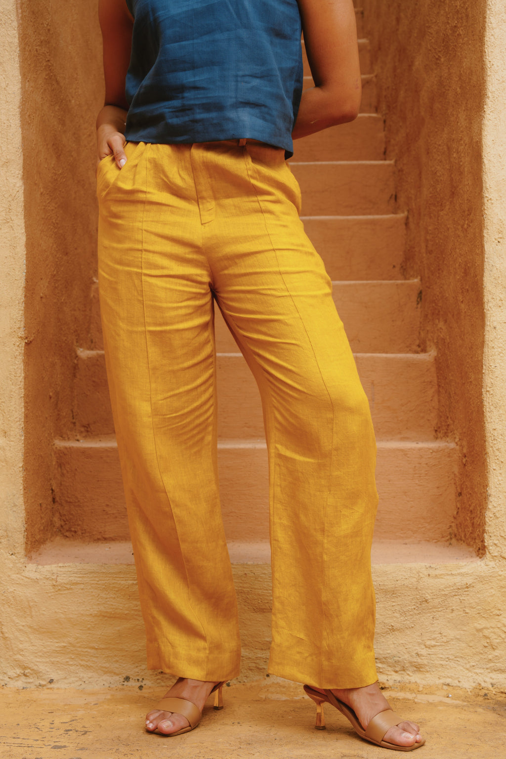 Elan - Mustard Pants