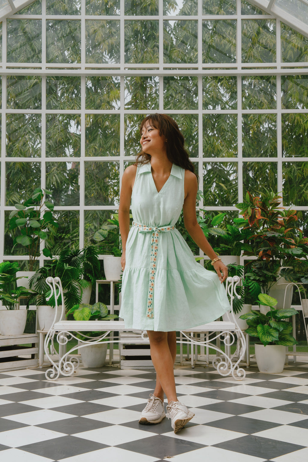 Elya - Mint Layered Dress