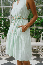 Elya - Mint Layered Dress