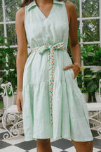 Elya - Mint Layered Dress