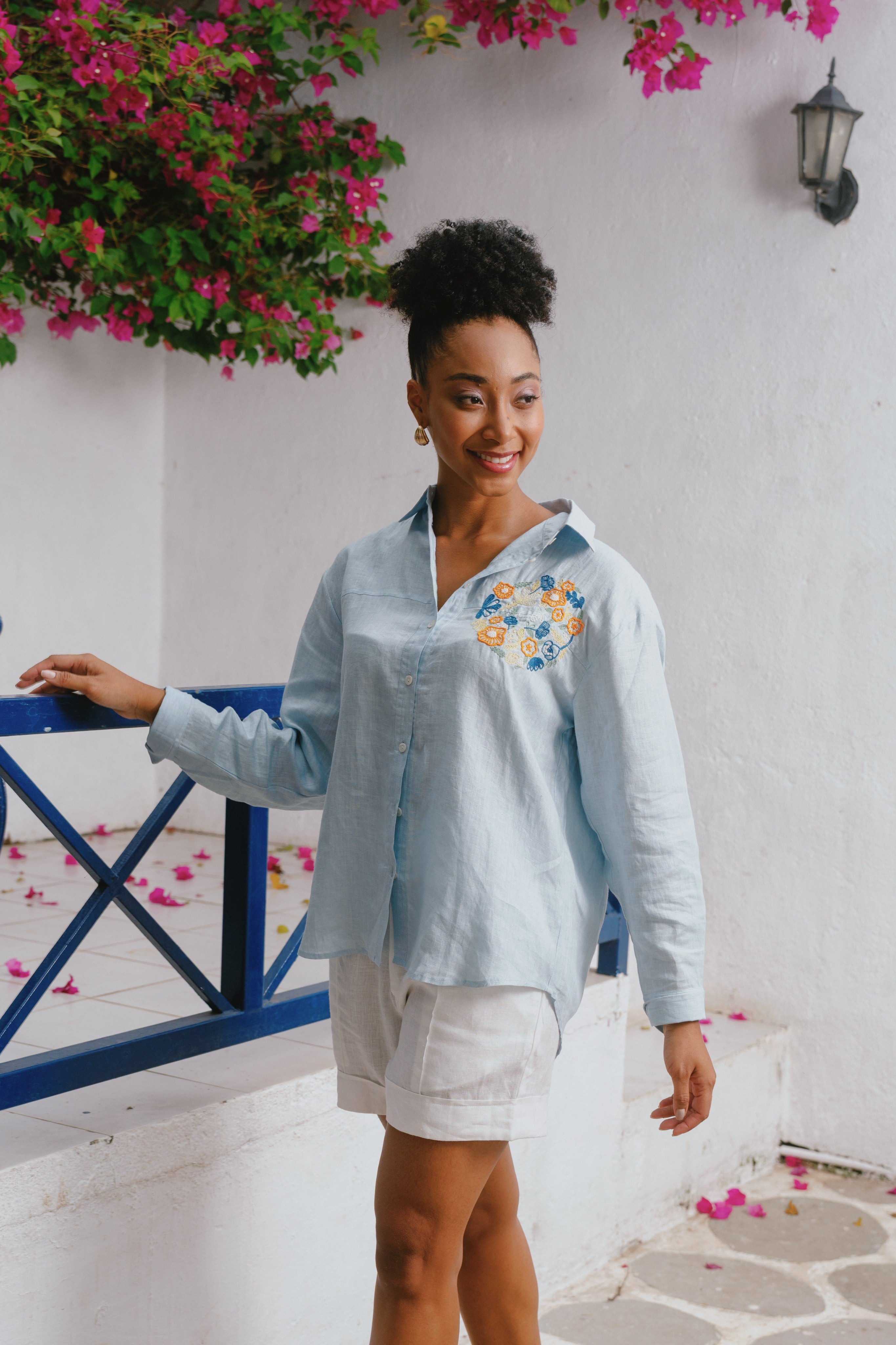 Emor - Powder Blue Oversized Shirt