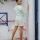 White High Waist Shorts