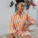 Orange Stripe Shirt