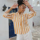 Mustard Stripe Shirt