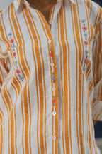 Olen - Mustard Stripe Shirt