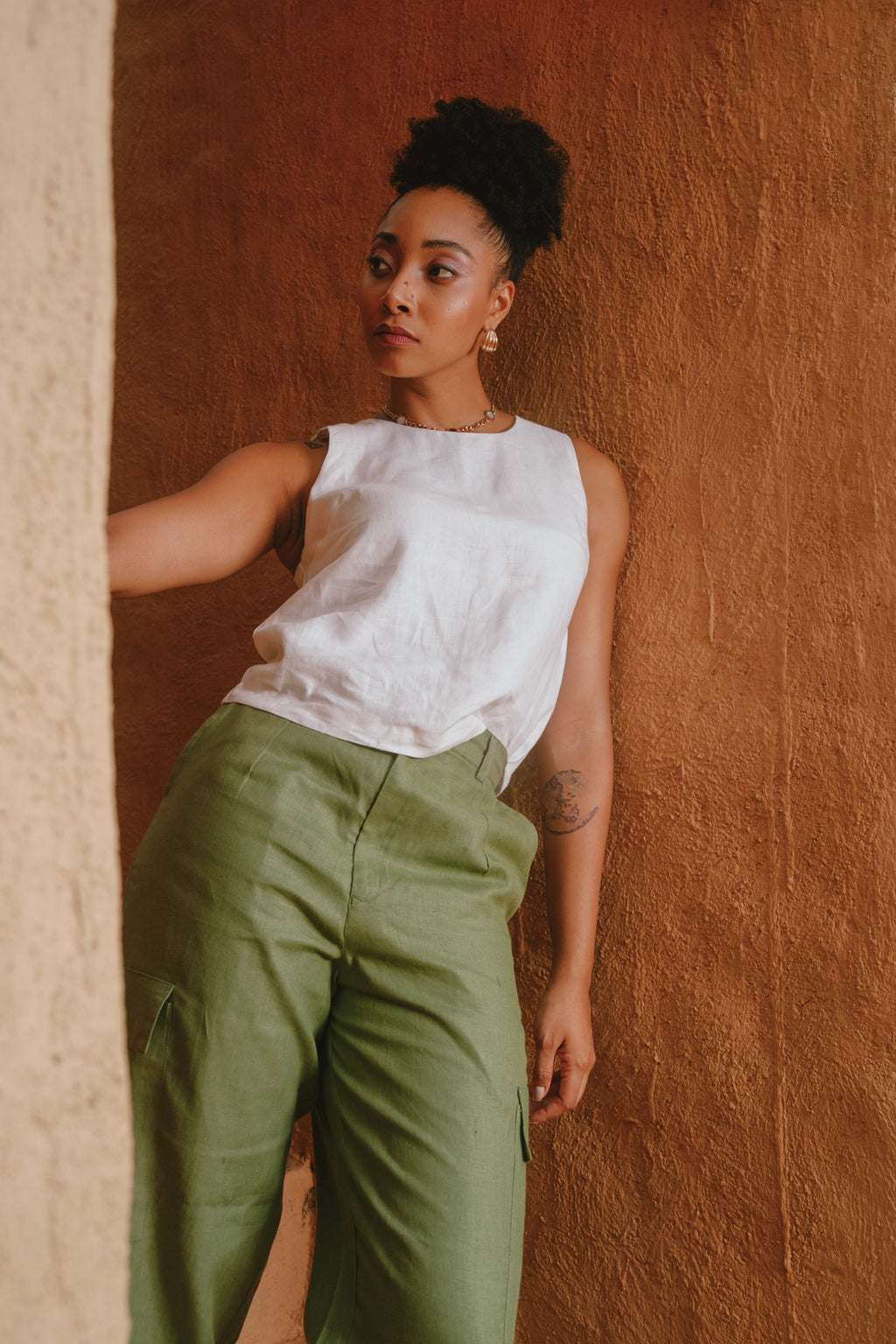 Lyra - Olive Crago Pants