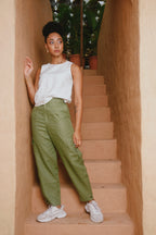 Lyra - Olive Crago Pants