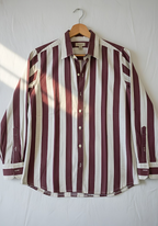 Olly - Maroon Stripe Shirt