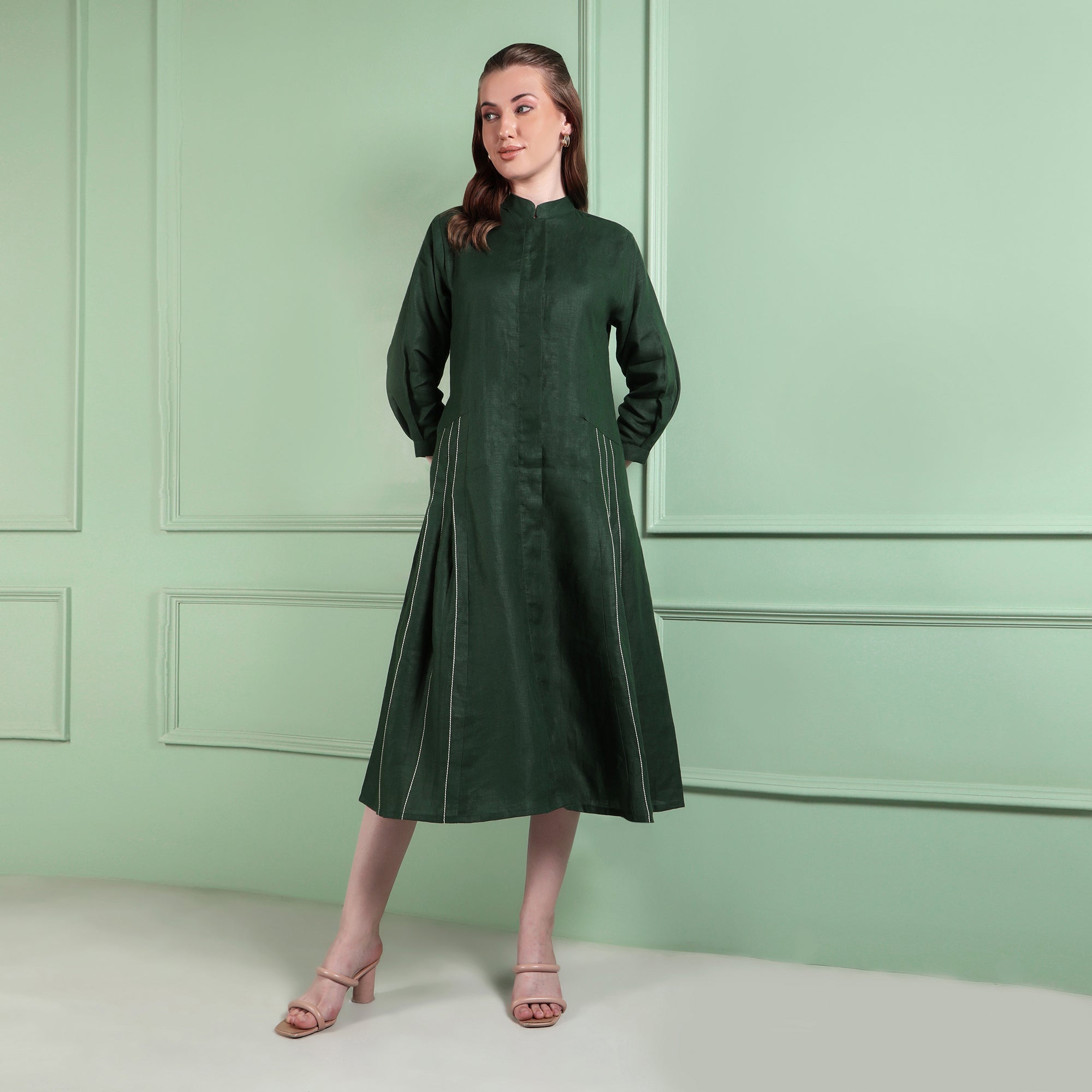 Orion Forest Green Dress