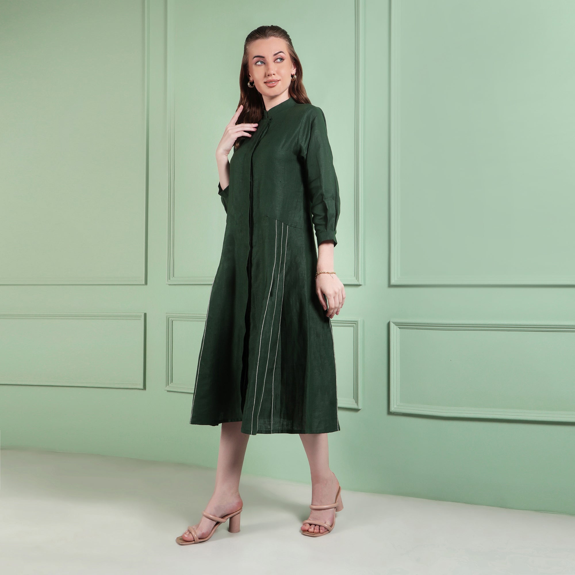 Orion Forest Green Dress