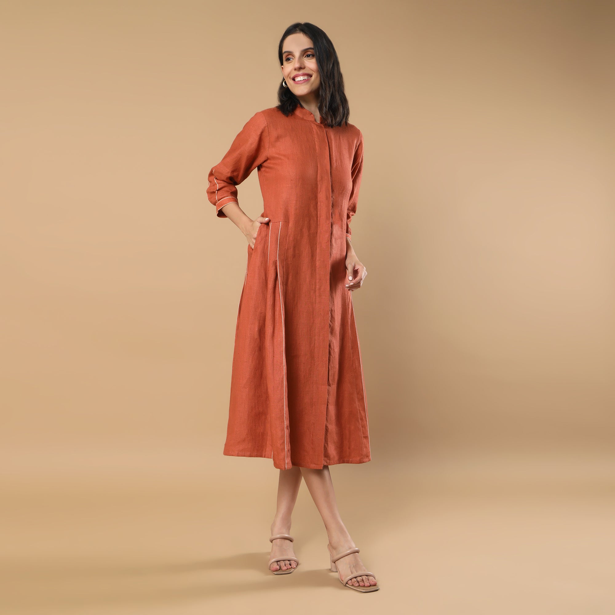 Orion Rust Dress