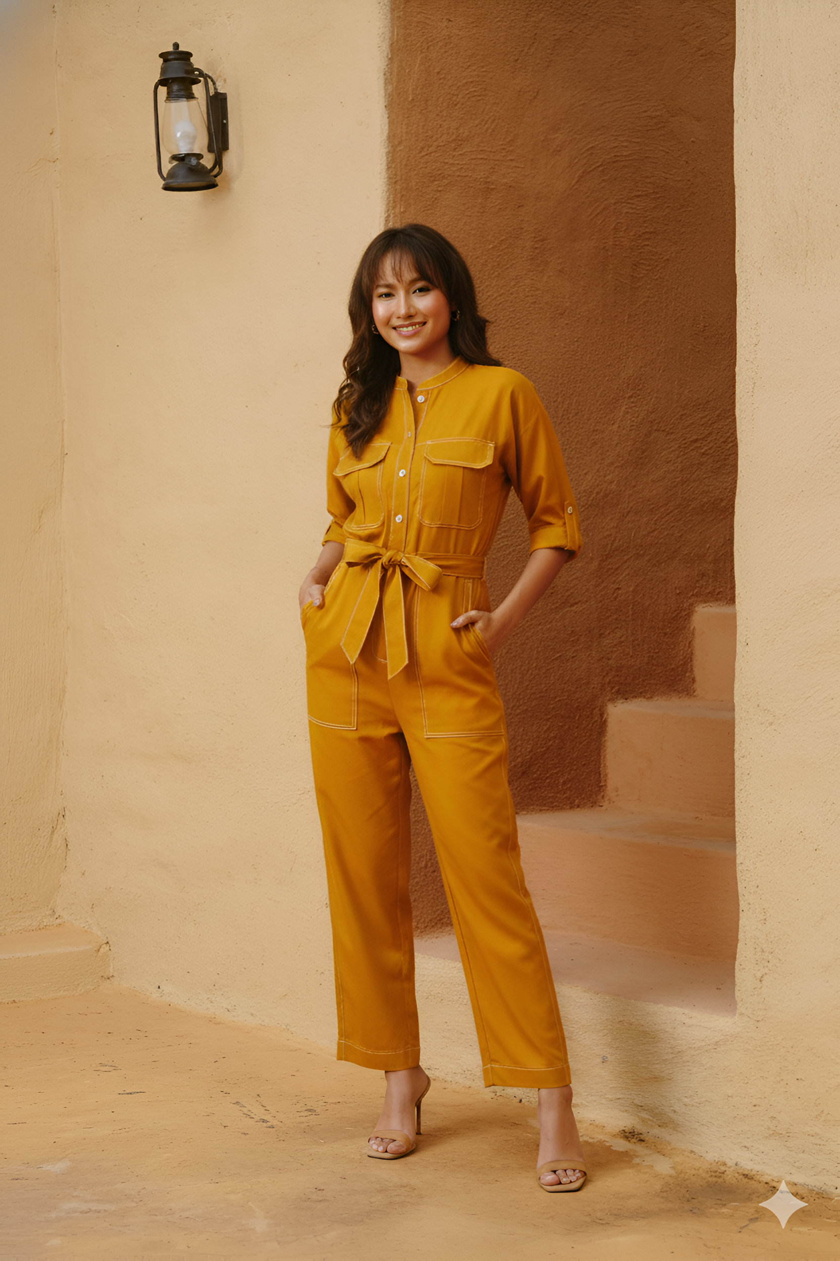Zen - Mustard Jumpsuit